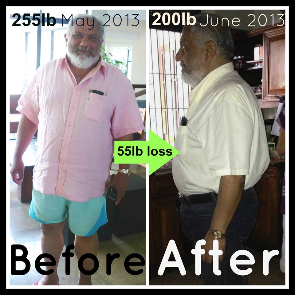 ROHAN LOST 55lb IN ONE MONTH