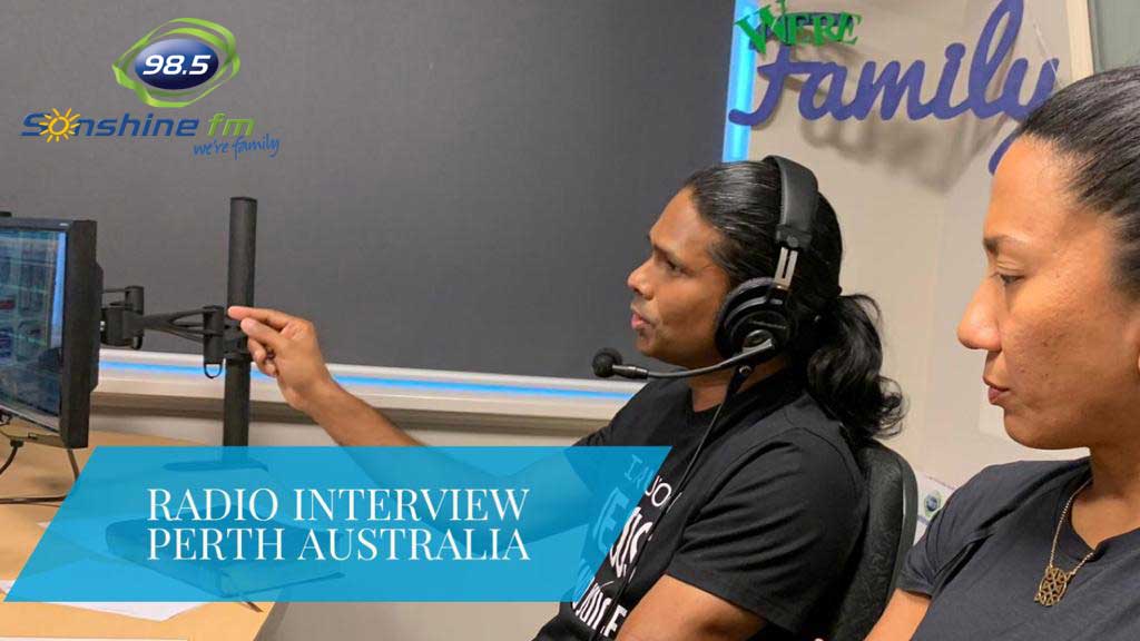 KIRBY ON SUNSHINE FM RADIO IN PERTH AUSTRALIA